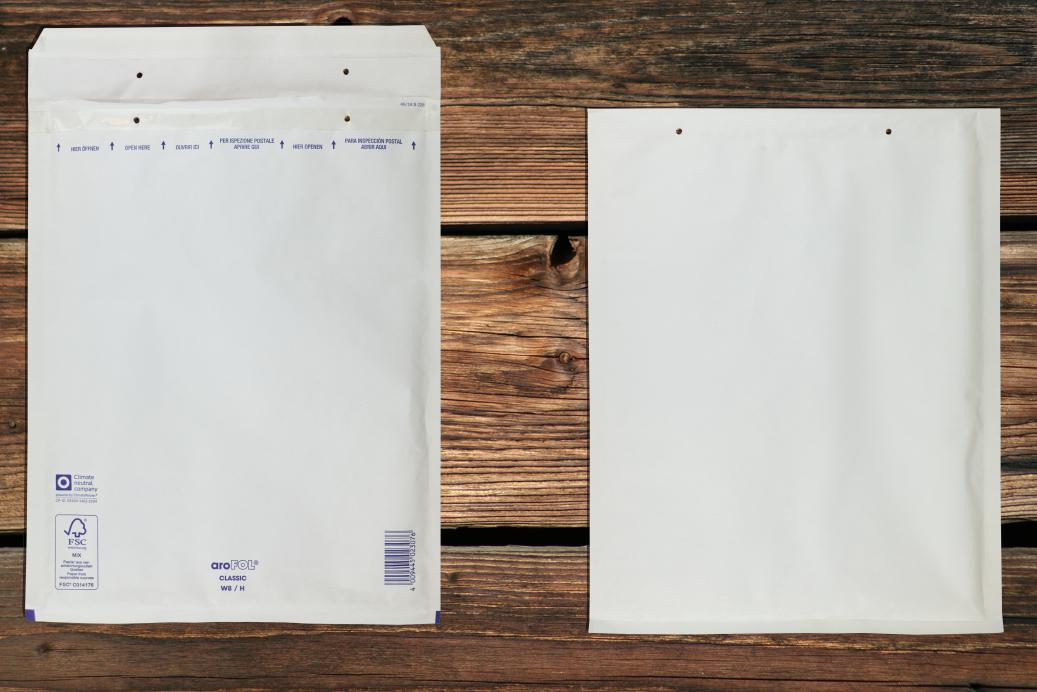 Luftpolstertaschen 290x370 mm (8 / H) Haftklebend Weiß